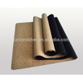 Hot Sell Nuevo Eco Cork Caucho Natural Yoga Mat Fabricante